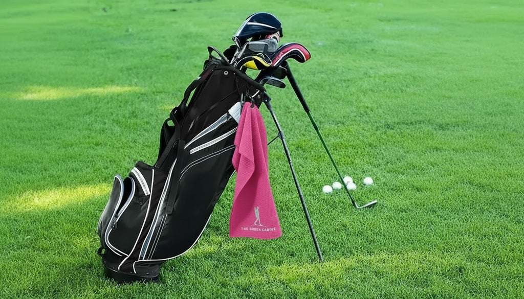 Pink Golf Towel