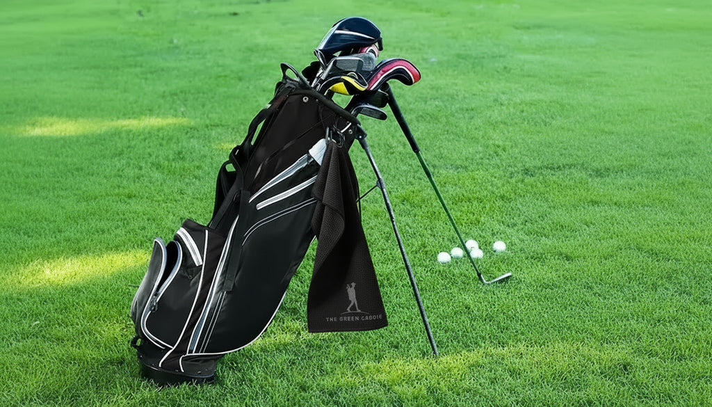 Black Golf Towel